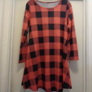 CABINCORE SOFT PLAID LUMBERJACK DRESSING FALL DRESS M